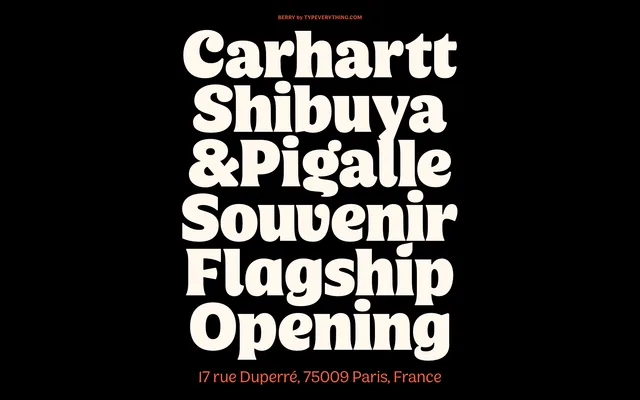 Berry specimen from Typeverything