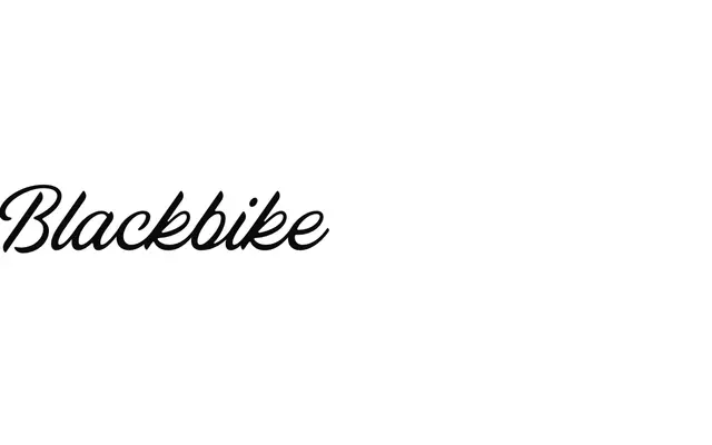 Blackbike specimen from Typeverything