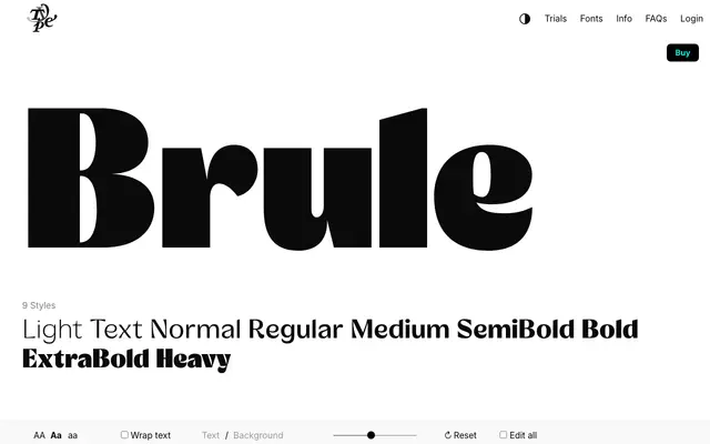 Brule specimen from Typeverything
