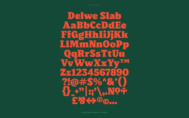 Delwe Slab specimen from Typeverything