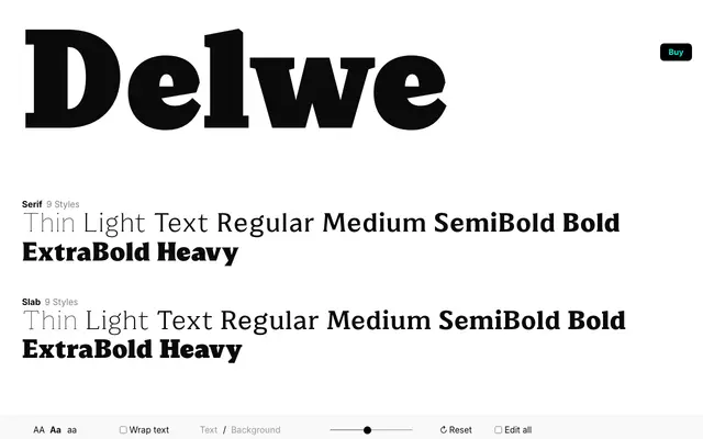 Delwe Slab specimen from Typeverything