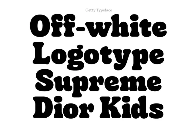 Getty specimen from Typeverything