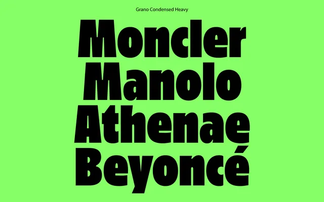 Grano specimen from Typeverything