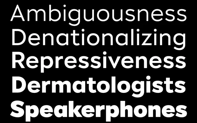 Loto specimen from Typeverything