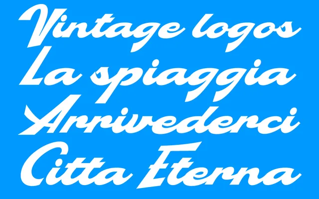 Motorino specimen from Typeverything