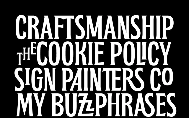 Palace specimen from Typeverything