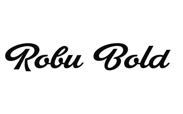 Robu Bold specimen from Typeverything