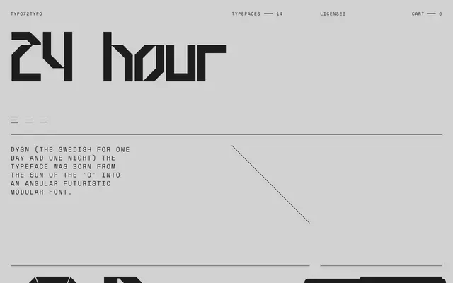 LD_DYGN specimen from TYPO72TYPO