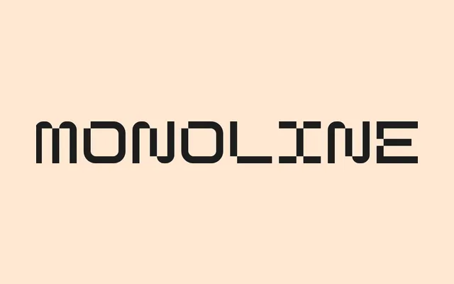 LD Mono Line specimen from TYPO72TYPO