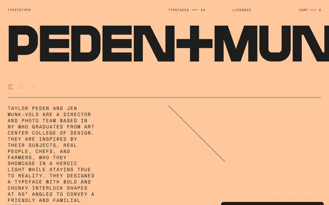 LD_PEDEN+MUNK specimen from TYPO72TYPO