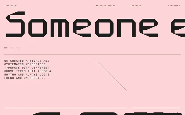 LD_PROXY-MONO specimen from TYPO72TYPO