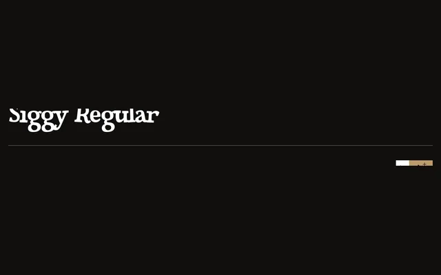 Siggy specimen from Typogama