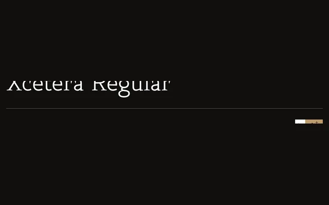 Xcetera specimen from Typogama