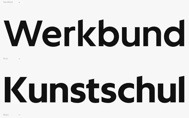 FH Duo specimen from Typografische