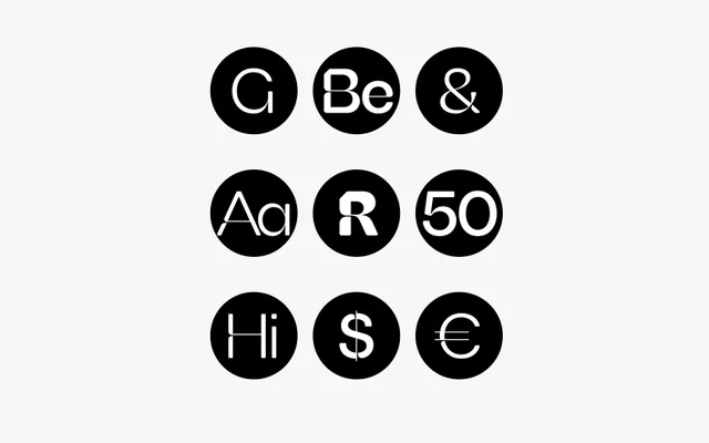 FH Giselle specimen from Typografische