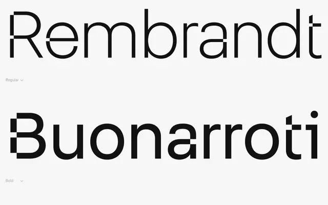 FH Lecturis specimen from Typografische