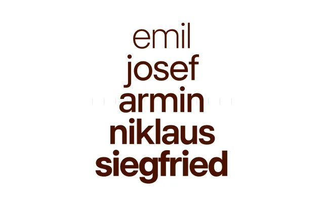 FH Premier specimen from Typografische