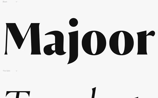 FH Total Display specimen from Typografische