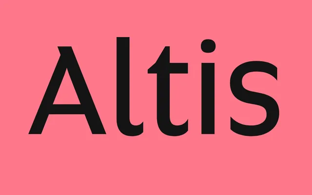 Altis specimen from Typolar