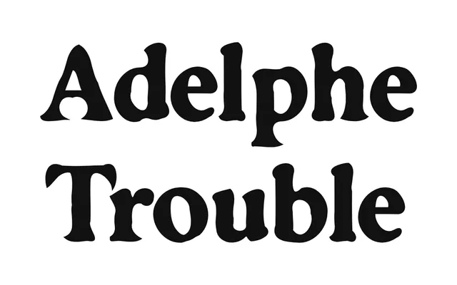 Adelphe Trouble specimen from Typothèque Bye Bye Binary