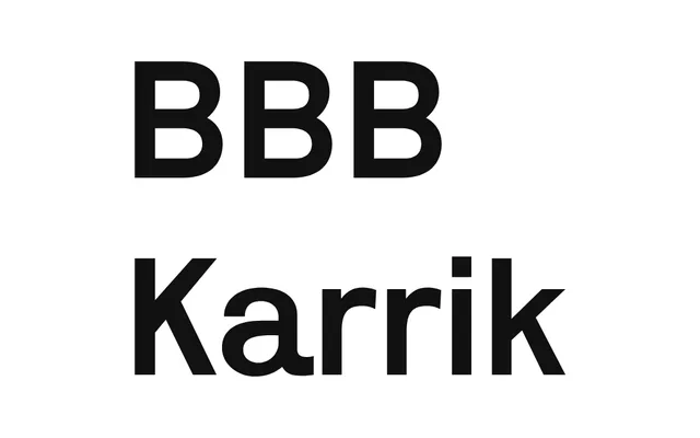 BBB Karrik specimen from Typothèque Bye Bye Binary