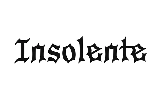 Insolent·e specimen from Typothèque Bye Bye Binary