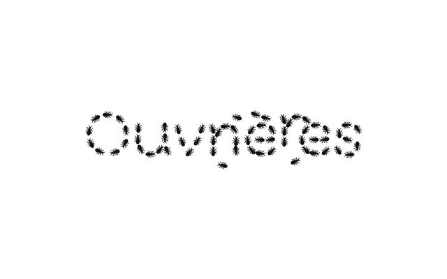 Ouvrières specimen from Typothèque Bye Bye Binary