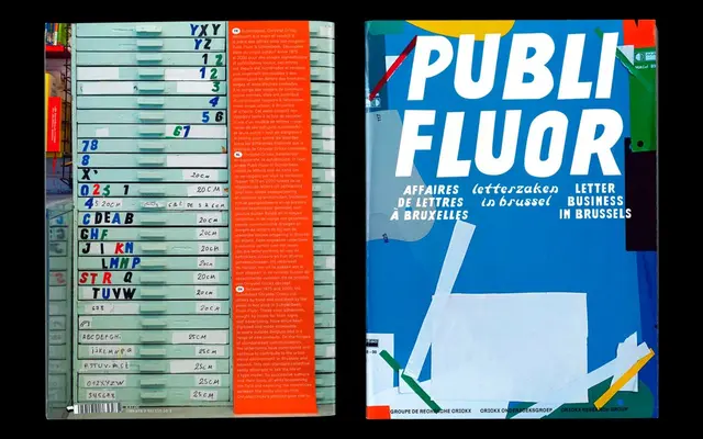 PubliFluor specimen from Typothèque Bye Bye Binary