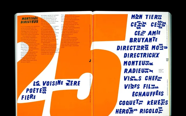 PubliFluor specimen from Typothèque Bye Bye Binary