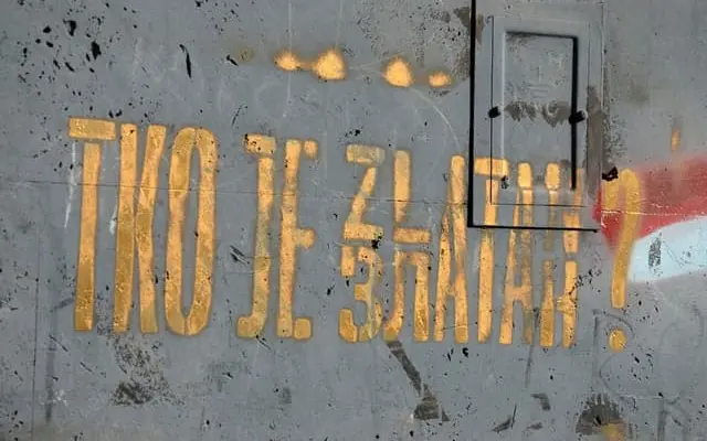 Balkan Sans Stencil specimen from Typotheque
