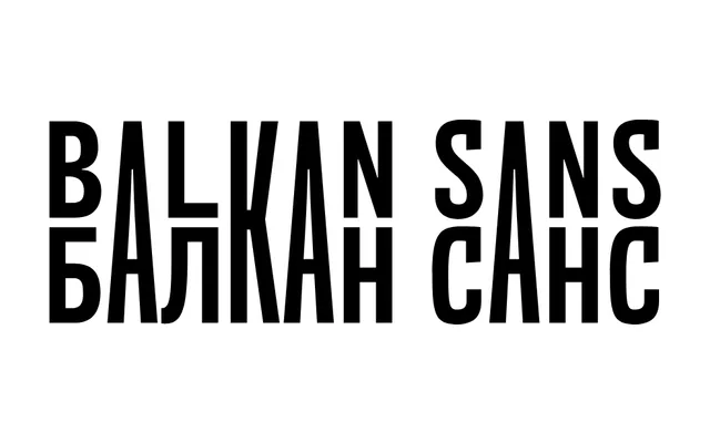 Balkan Sans specimen from Typotheque