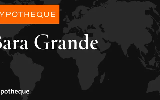 Bara Grande specimen from Typotheque