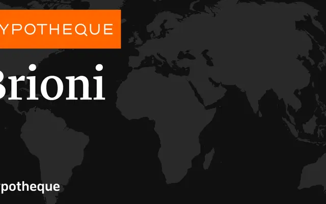 Brioni specimen from Typotheque