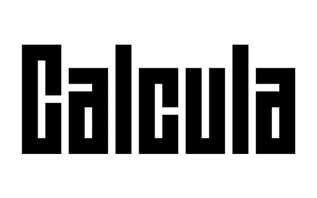 Calcula specimen from Typotheque