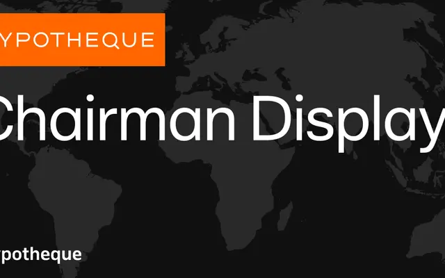 Chairman Display specimen from Typotheque