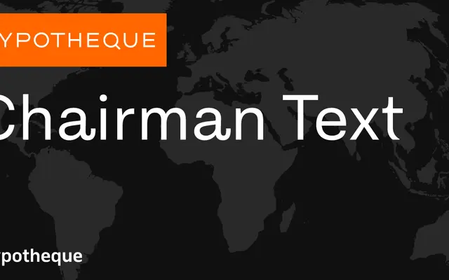 Chairman Text specimen from Typotheque