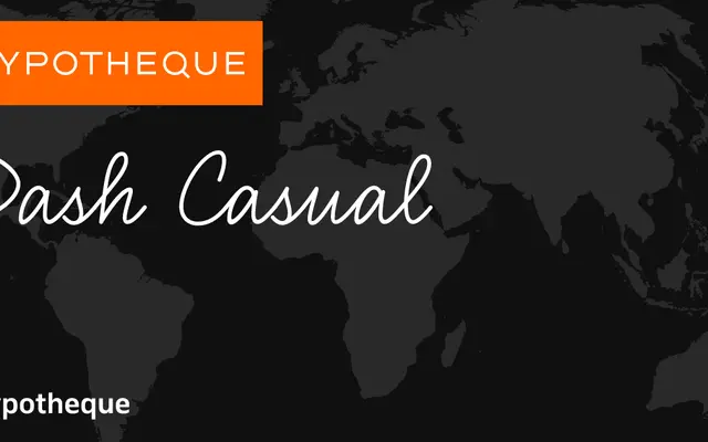 Dash Casual specimen from Typotheque