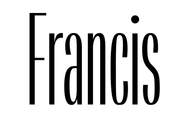 Francis specimen from Typotheque