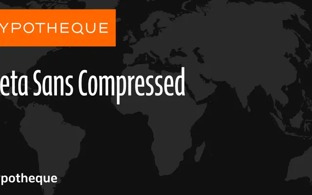 Greta Sans Compressed specimen from Typotheque