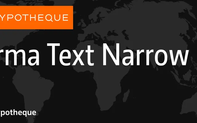 Irma Text Narrow specimen from Typotheque