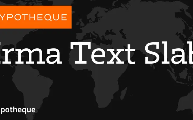 Irma Text Slab specimen from Typotheque