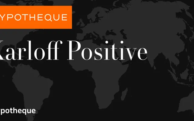 Karloff Positive specimen from Typotheque