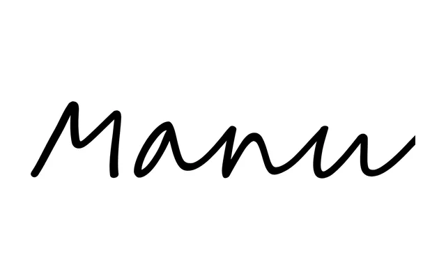 Manu specimen from Typotheque