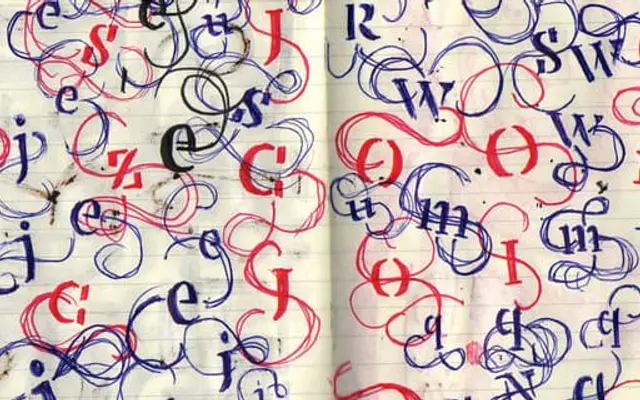 Marlene Stencil specimen from Typotheque