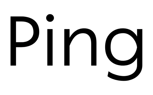Ping specimen from Typotheque