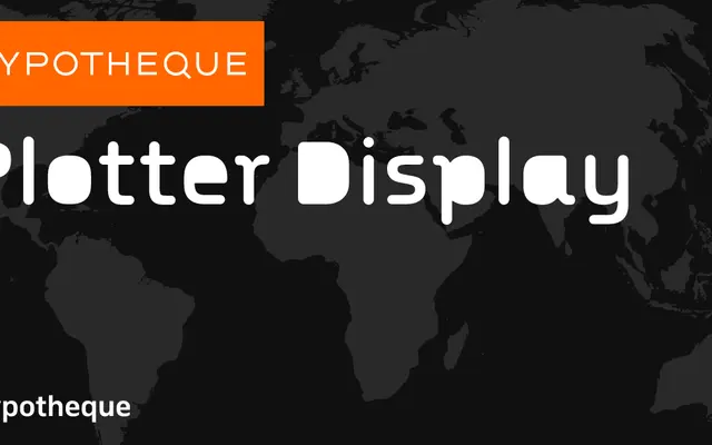Plotter Display specimen from Typotheque