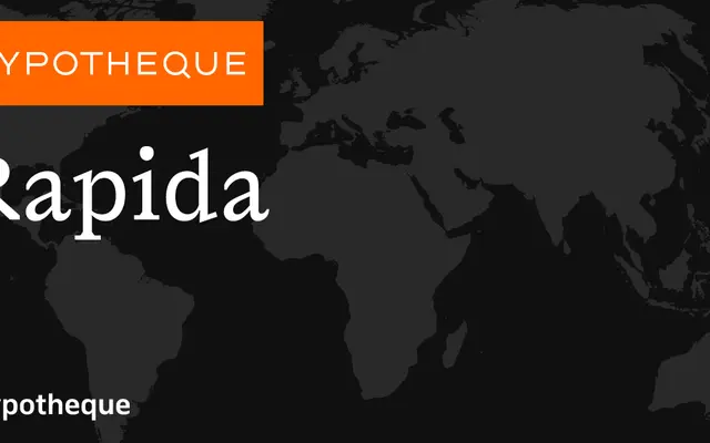 Rapida specimen from Typotheque