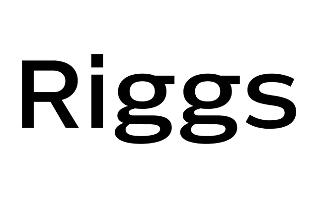 Riggs specimen from Typotheque