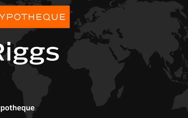 Riggs specimen from Typotheque