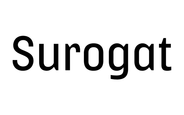 Surogat specimen from Typotheque